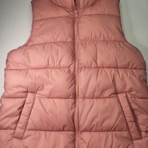Women's Sleeveless Puffer Vest - Old Navy Peach Color